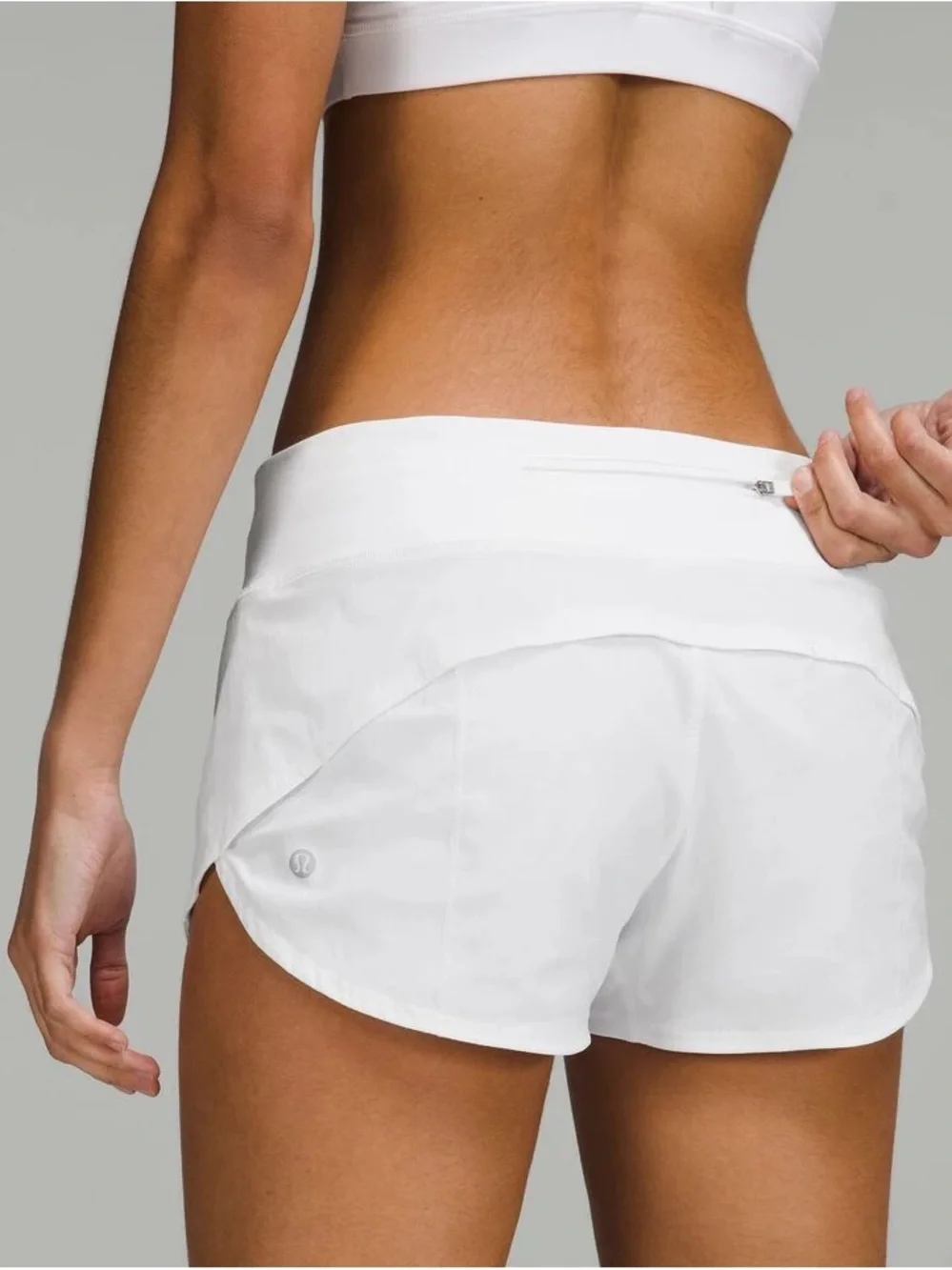 lululemon athletica White Women's Athletic Shorts - Picture 6 of 7